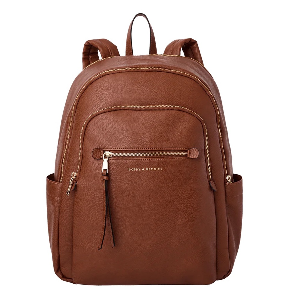 Poppy and Peonies Detour Backpack Chestnut